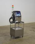 Used Video Jet Ink Jet Coding Machine, Model 1510. Capable of speeds up to 279 m/min (914 ft/min). Has a single print head with up to five lines of type. Communications: Ethernet and RS-232 Serial. 1...